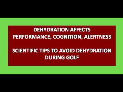 The Power of Hydration: Unlocking Golf Swing Success