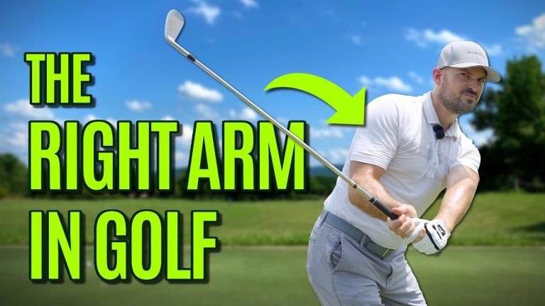The Crucial Role of Arms in the Golf Swing